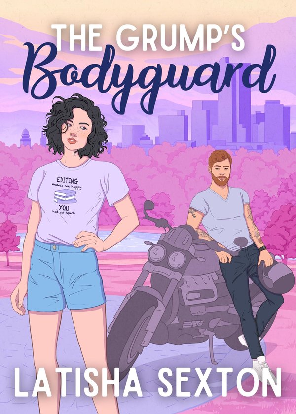 The Grump's Bodyguard book cover by Latisha Sexton